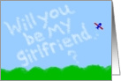 Be My Girlfriend? - Lesbian -Skywriter #12a card