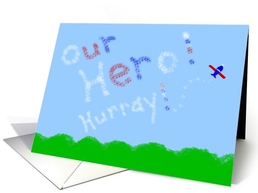 Our Hero! Hurray! -Skywriter #15 card (490419)
