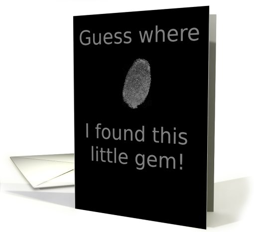 Fingerprint Evidence card (503234)