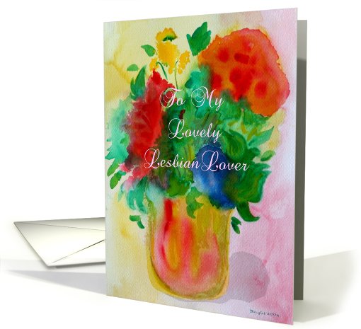 Happy Birthday, Lovely Lesbian Lover! card (505538)