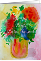 Happy Birthday, Lovely Lesbian Daughter card