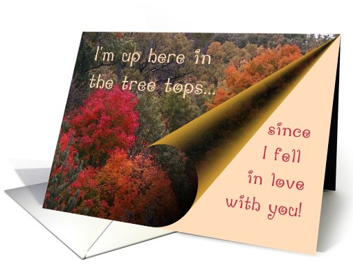 Boyfriend Love In The Tree Tops card (508457)