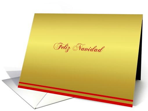 Feliz Navidad, Spanish, Happy Christmas! card (511068)