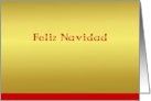 Spanish Happy Christmas Crystal card