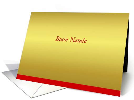 Italian Christmas Crystal card (518021)