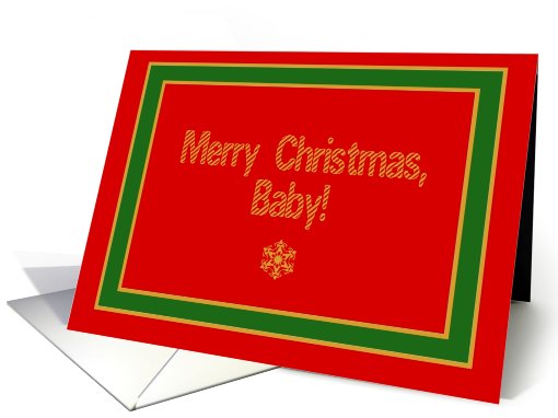 For Baby, Merry Christmas! card (520583)