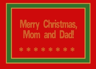 Mom & Dad, Merry...