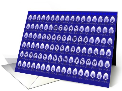 Funny Holidays Lights card (522131)