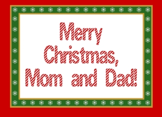 Mom and Dad, Merry...