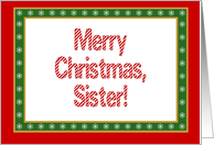 Sister, Merry...