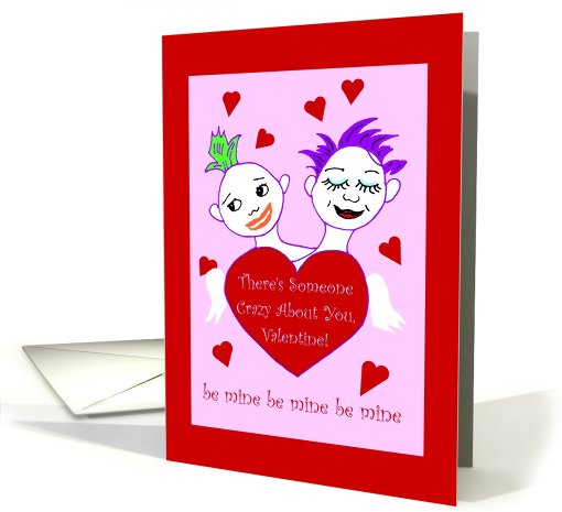 Crazy about You, Gay Valentine! Funny card (537875)