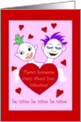 Crazy about You, Gay Valentine! Funny card