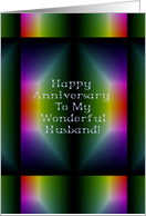 Husband, Happy Anniversary card
