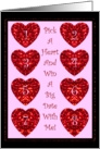 Valentine Game card