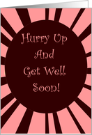 Get Well Soon Humor card