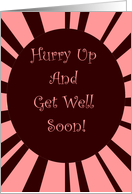 Pet - Get Well Soon Humor card