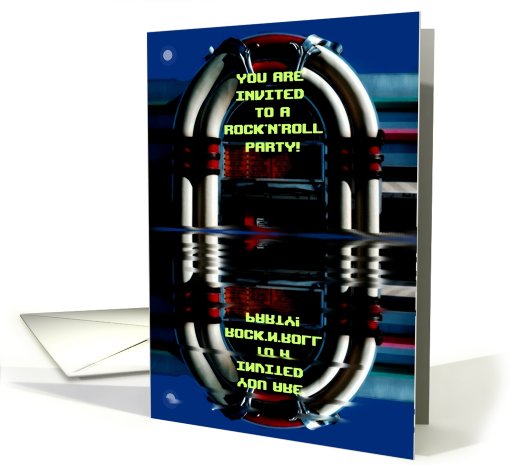 Adult Humor Rock 'N' Roll Party for Two Invite card (545099)