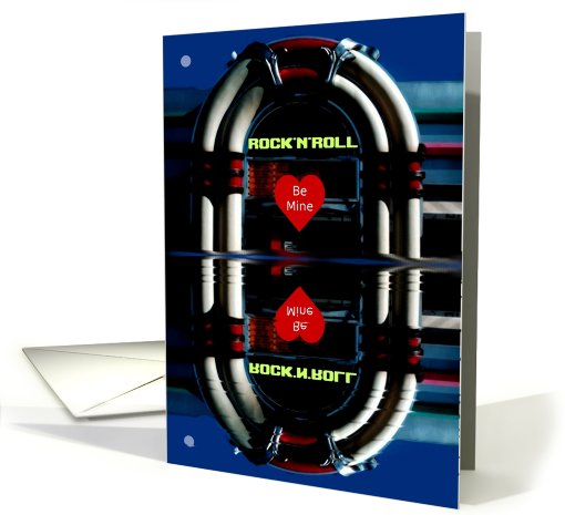 Adult Sexy Rock'n'Roll Valentine Heart card (548895)