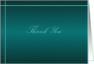 Elegant Thank You for Service card