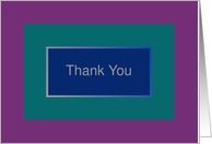 Business Service Thank You card