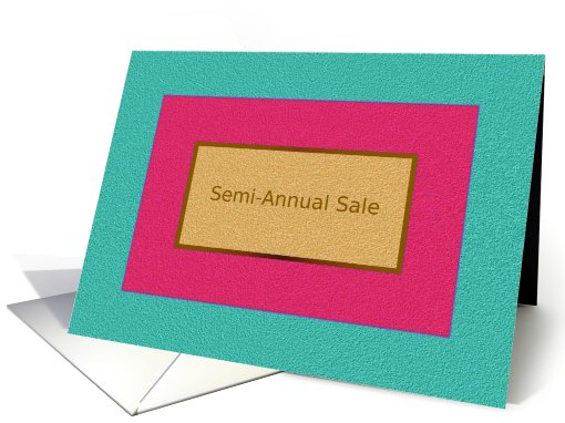 Semi-Annual Sale - Business card (551624)