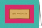 Semi-Annual Sale - Business Card