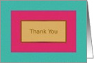 Thank You - Business Card