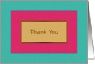 Thank You - Business Card