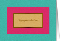 Congratulations, Retirement- Business Card