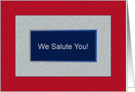 Soldier, Welcome Home! card