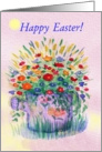 Happy Easter! Sprinkler Full of Flowers card
