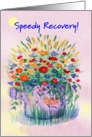 Speedy Recovery, Sprinkler Can of Flowers card