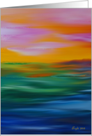Sunrise Ocean, Any Occasion Blank card