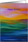 From Across the Miles,Sunrise Ocean, Happy Easter card