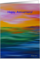 Sunrise Ocean, Happy Anniversary! card