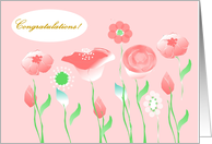 Congratulations, Adoption, Peaches ’n Cream Garden card