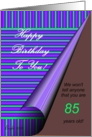 Happy Birthday 85 Under the Rug card