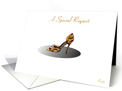 Wedding Invitation, Bridesmaid, Bridal Party, Special... (600080)