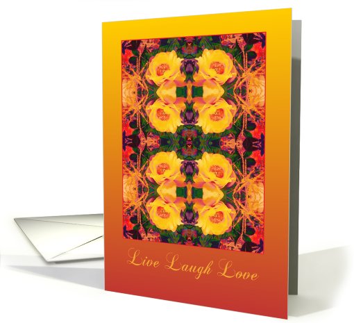 Encouragement, Live Laugh Love card (604843)