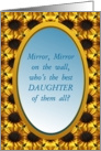 Daughter,Thank You,Mirror,Mirror card