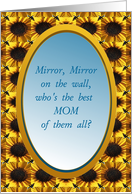 Mom, Thank You, Mirror,Mirror card