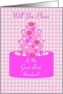 Guest Book Attendant, Wedding Party Invitation, Floral Cake card