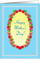 Happy Mother’s Day! Oval Garden Frame card