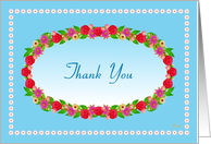 Thank You! Garden Wreath blank inside card