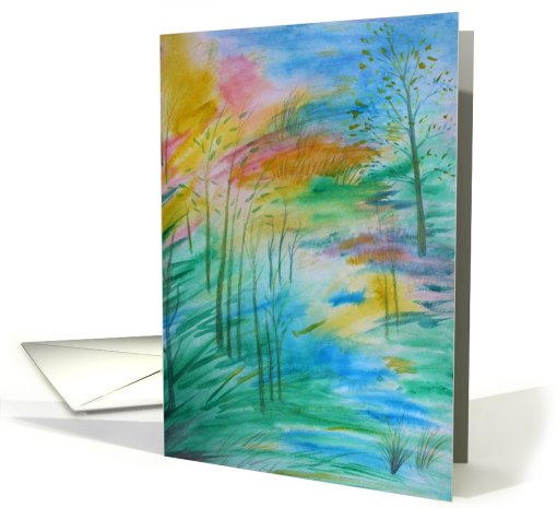 Note Card, All Occasion, Early Thaw card (611704)
