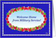 Welcome Home from Military Service! card