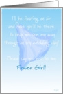Flower Girl, Please Say You Will Be My, Floating Veil card
