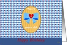 6 year old, Happy Birthday Hearts and Bows! card