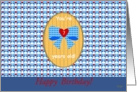 7 year old, Happy Birthday Hearts and Bows! card