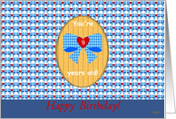 9 year old, Happy Birthday Hearts and Bows! card